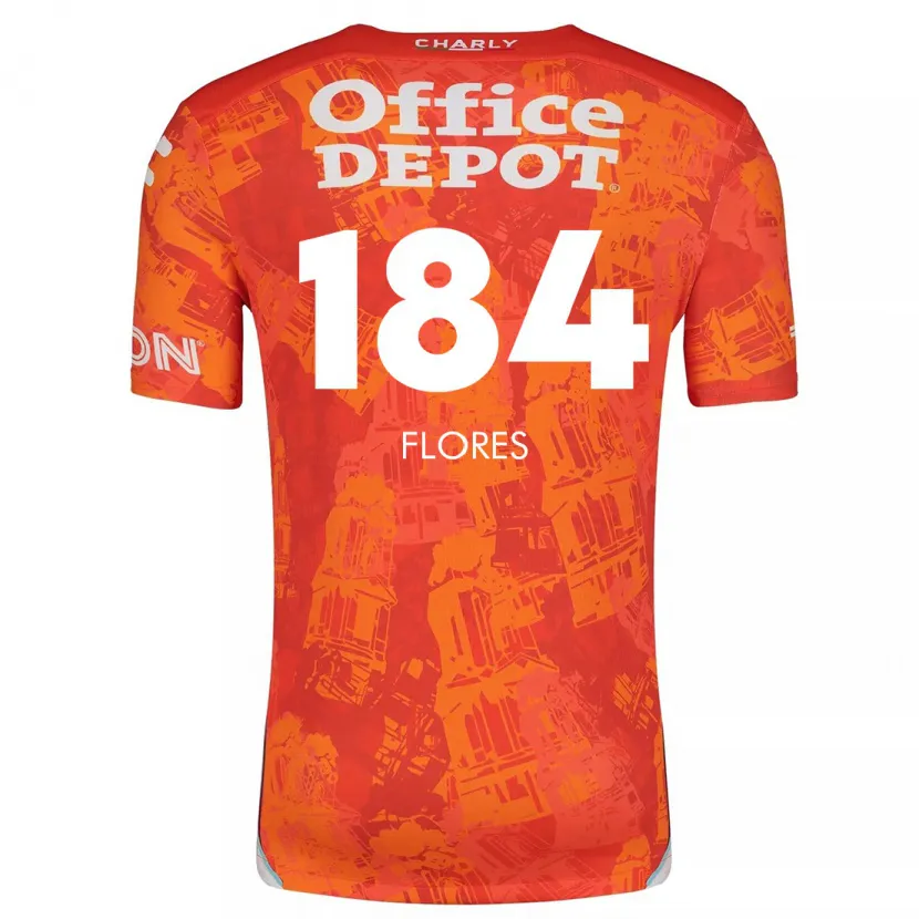 Danxen Kid Jason Flores #184 Orange White Away Jersey 2024/25 T-Shirt