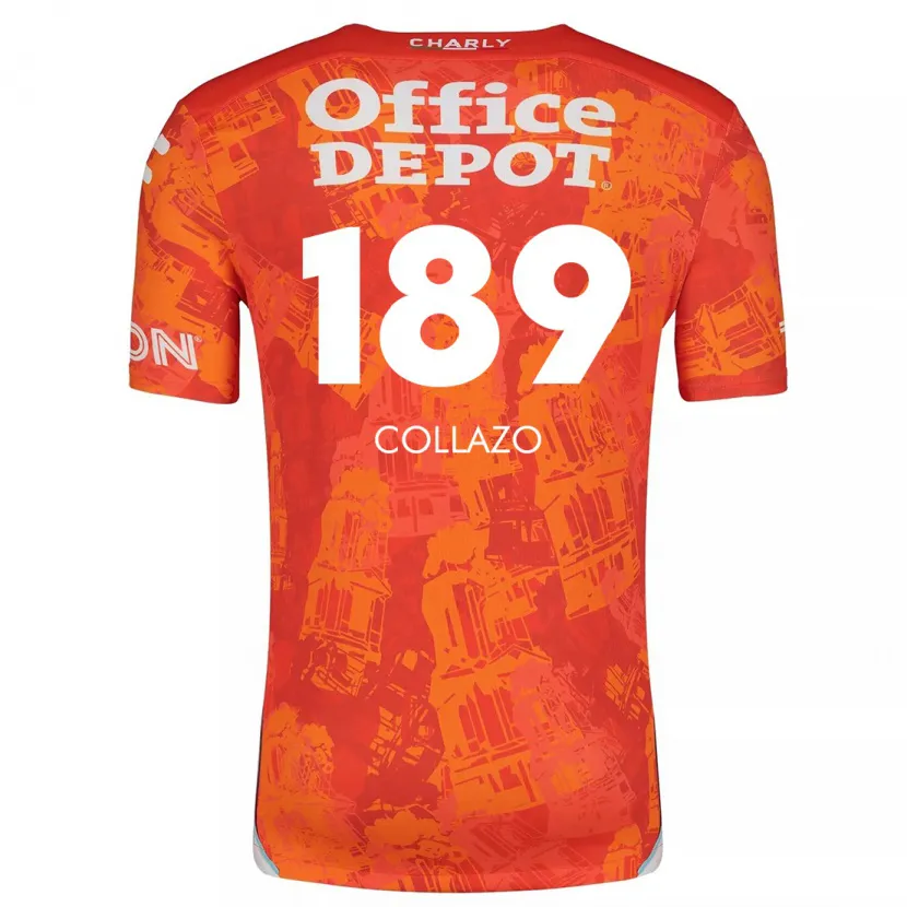 Danxen Kid David Collazo #189 Orange White Away Jersey 2024/25 T-Shirt