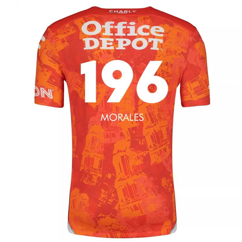 Danxen Kid Erik Morales #196 Orange White Away Jersey 2024/25 T-Shirt