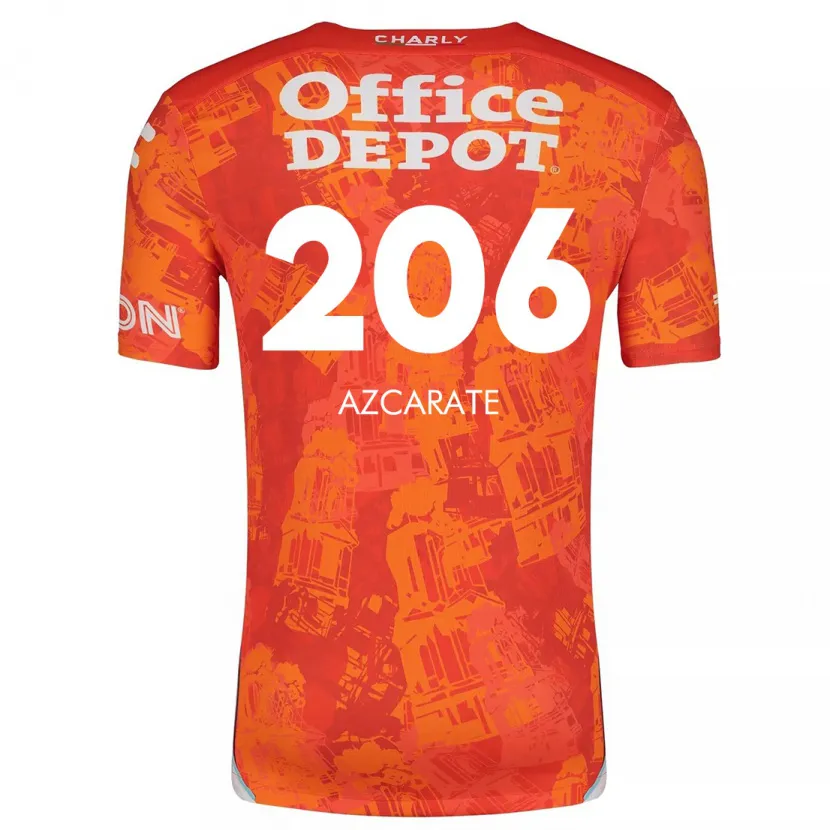 Danxen Kid Yerar Azcárate #206 Orange White Away Jersey 2024/25 T-Shirt