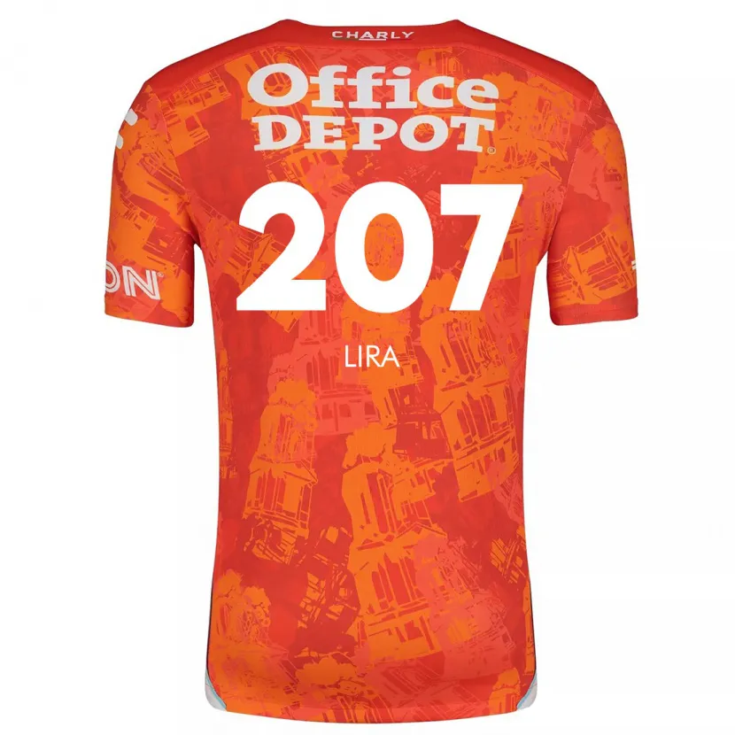 Danxen Kid Almir Lira #207 Orange White Away Jersey 2024/25 T-Shirt