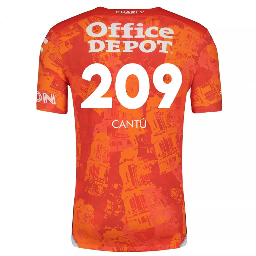 Danxen Kid Juan Cantú #209 Orange White Away Jersey 2024/25 T-Shirt