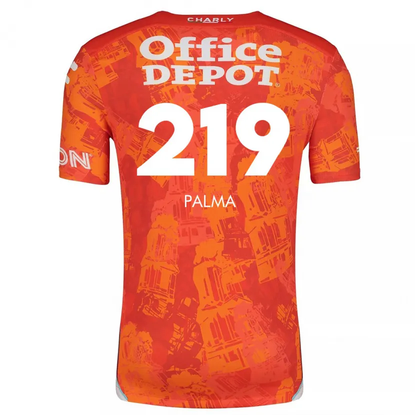 Danxen Kid Pablo Palma #219 Orange White Away Jersey 2024/25 T-Shirt