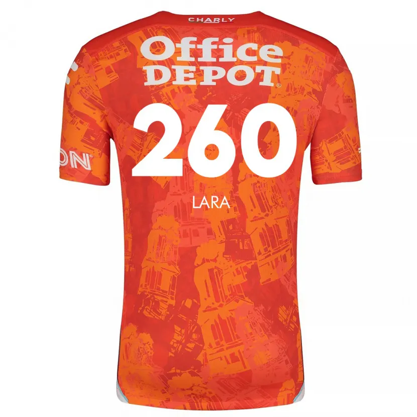 Danxen Kid Jesús Lara #260 Orange White Away Jersey 2024/25 T-Shirt