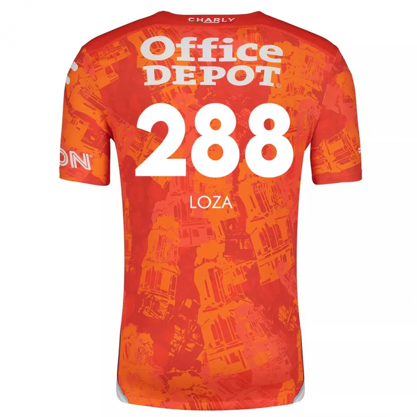 Danxen Kid Santino Loza #288 Orange White Away Jersey 2024/25 T-Shirt