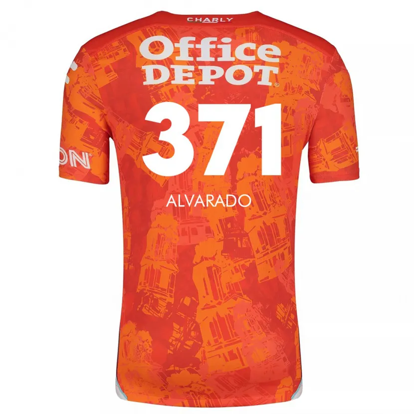 Danxen Kid Brandon Alvarado #371 Orange White Away Jersey 2024/25 T-Shirt