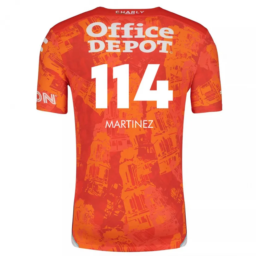 Danxen Kid Jesús Martínez #114 Orange White Away Jersey 2024/25 T-Shirt