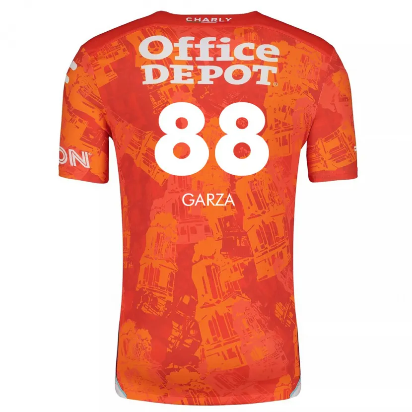 Danxen Kid Adrián Garza #88 Orange White Away Jersey 2024/25 T-Shirt