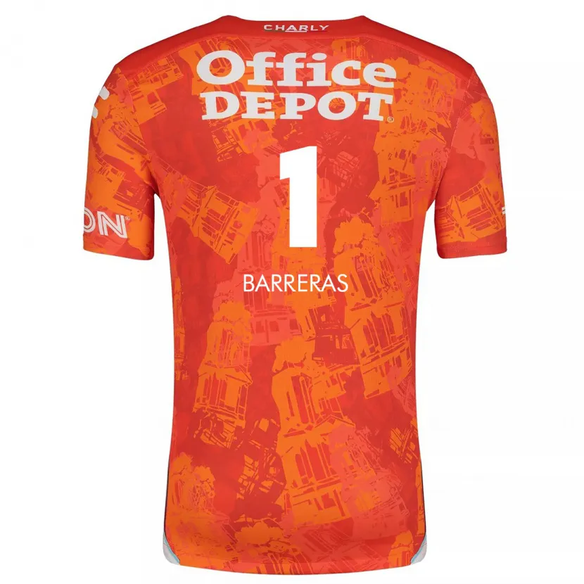 Danxen Kid Esthefanny Barreras #1 Orange White Away Jersey 2024/25 T-Shirt