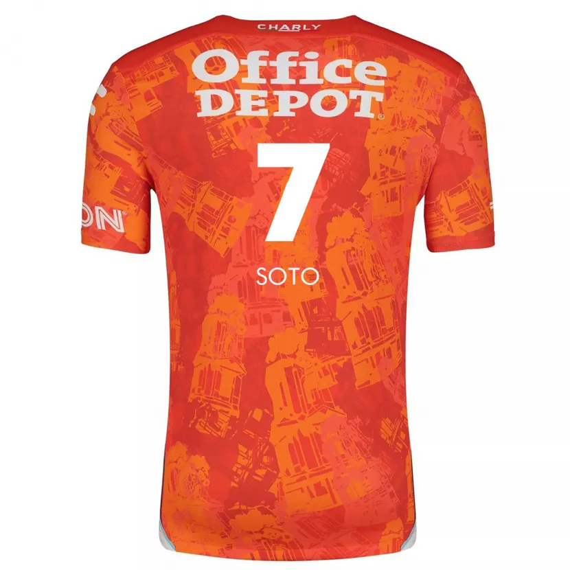 Danxen Kid Alice Soto #7 Orange White Away Jersey 2024/25 T-Shirt