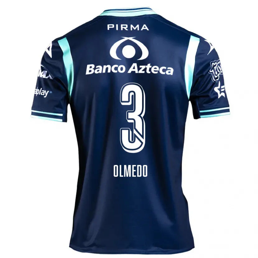 Danxen Kid Sebastián Olmedo #3 Navy Blue Away Jersey 2024/25 T-Shirt