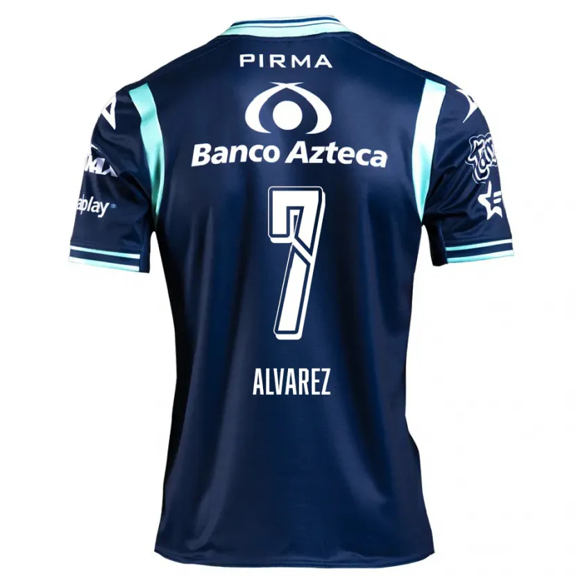 Danxen Kid Daniel Álvarez #7 Navy Blue Away Jersey 2024/25 T-Shirt