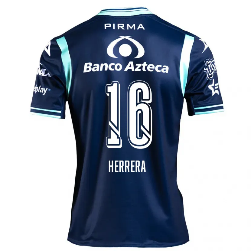 Danxen Kid Alberto Herrera #16 Navy Blue Away Jersey 2024/25 T-Shirt