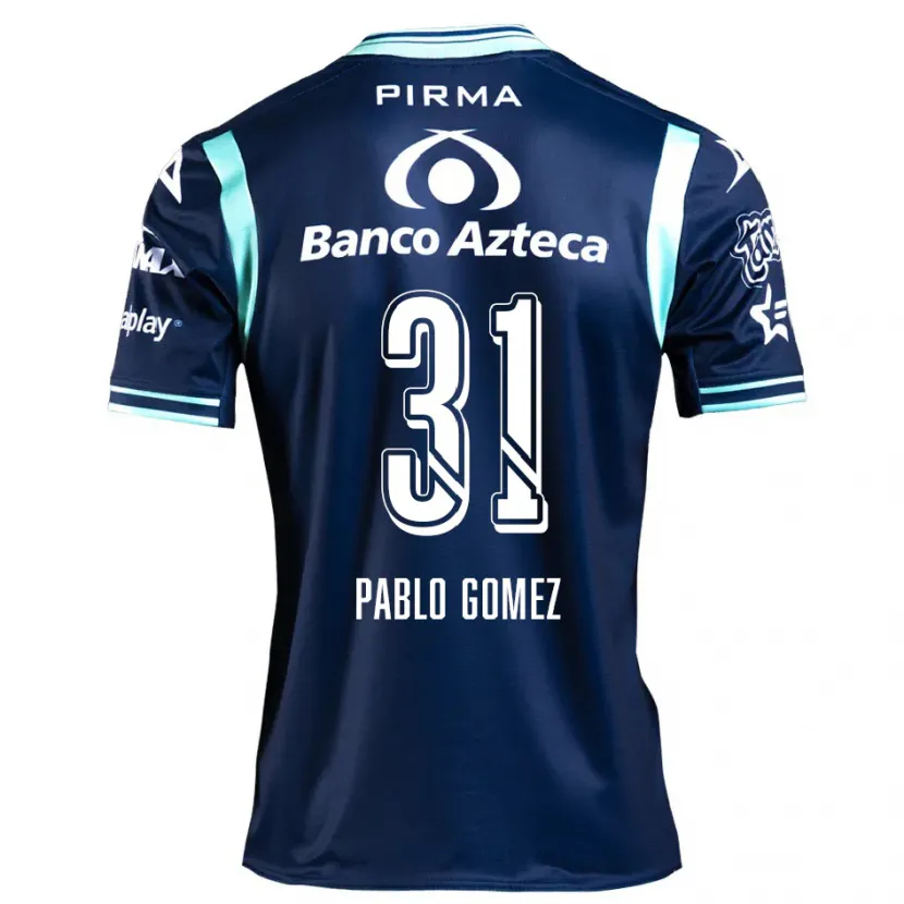 Danxen Kid Juan Pablo Gómez #31 Navy Blue Away Jersey 2024/25 T-Shirt