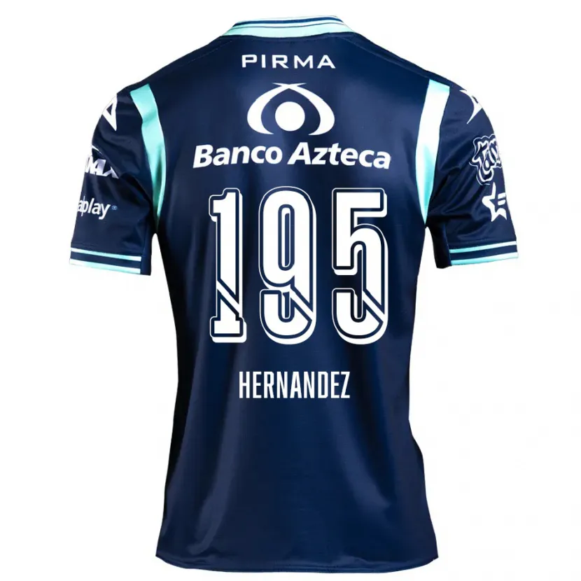 Danxen Kid Daniel Hernández #195 Navy Blue Away Jersey 2024/25 T-Shirt