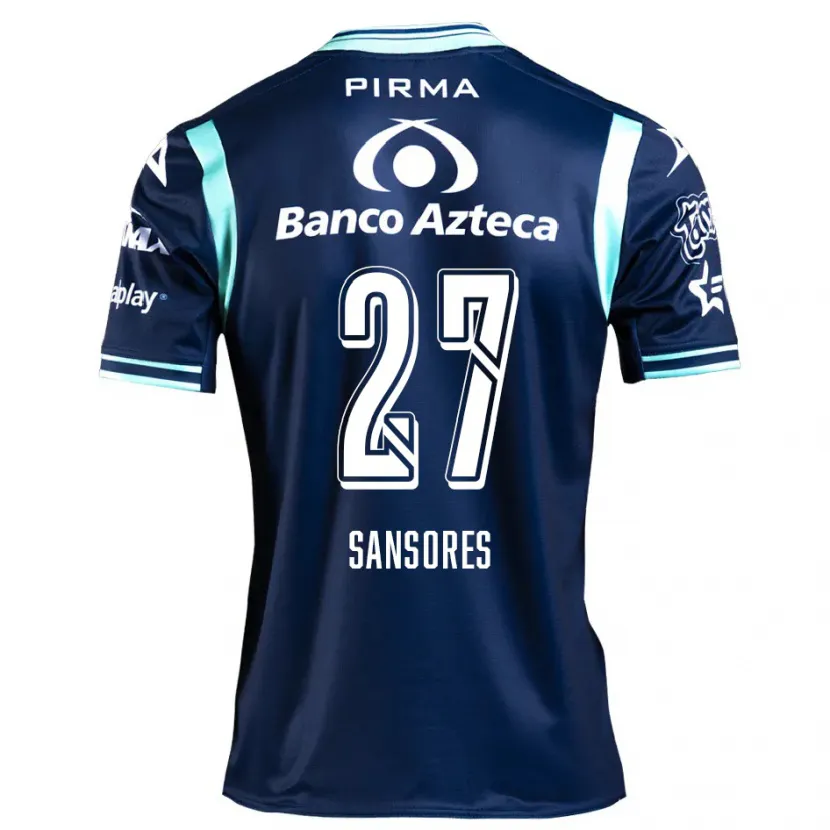 Danxen Kid Miguel Sansores #27 Navy Blue Away Jersey 2024/25 T-Shirt