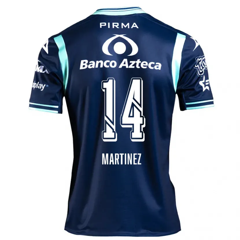 Danxen Kid Samantha Martínez #14 Navy Blue Away Jersey 2024/25 T-Shirt