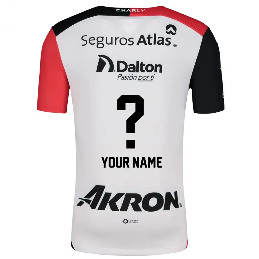 Danxen Kid Your Name #0 White Red Black Away Jersey 2024/25 T-Shirt