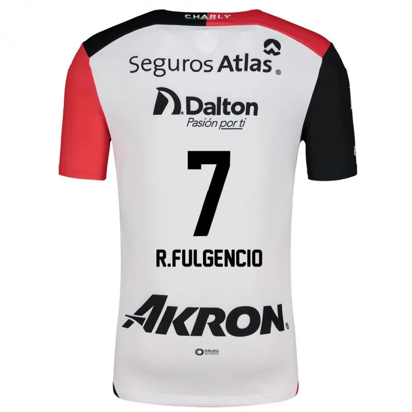 Danxen Kid Raymundo Fulgencio #7 White Red Black Away Jersey 2024/25 T-Shirt