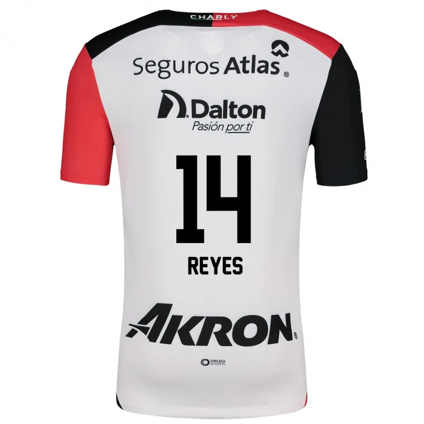 Danxen Kid Luis Reyes #14 White Red Black Away Jersey 2024/25 T-Shirt