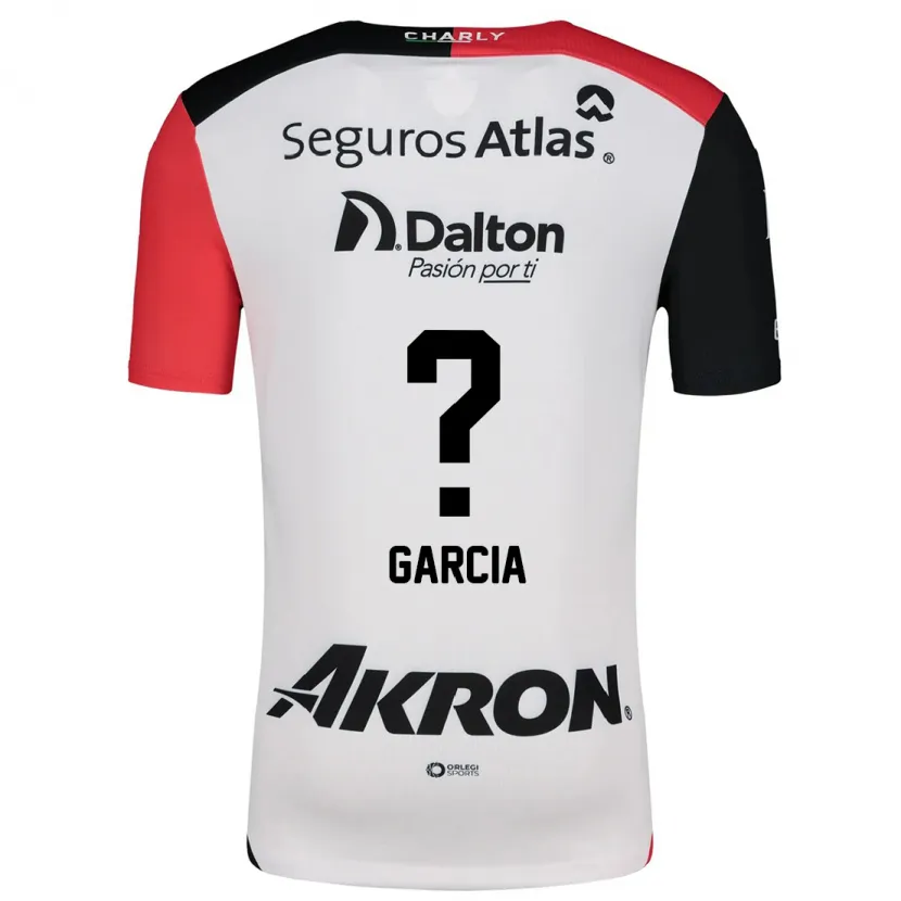 Danxen Kid Ángel García #0 White Red Black Away Jersey 2024/25 T-Shirt