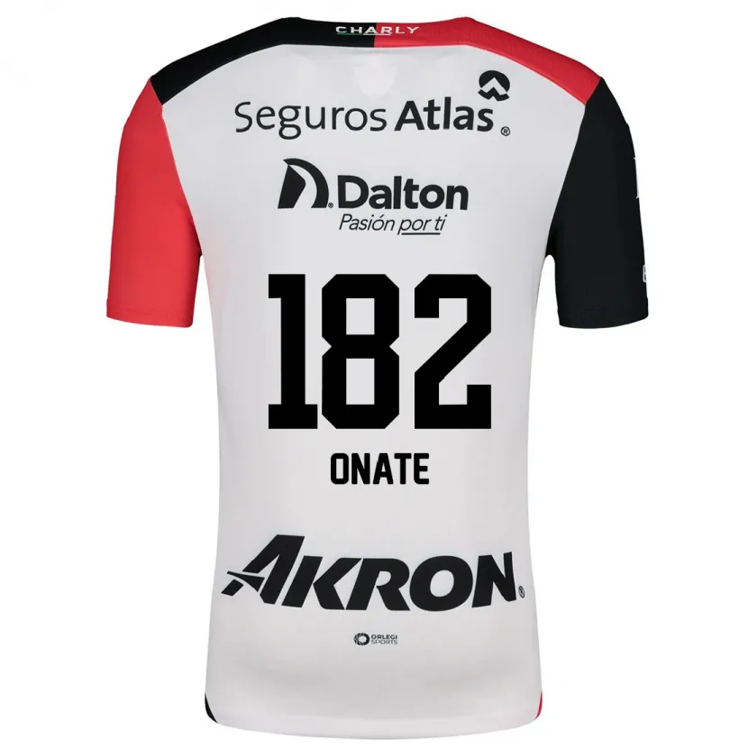 Danxen Kid Axel Oñate #182 White Red Black Away Jersey 2024/25 T-Shirt