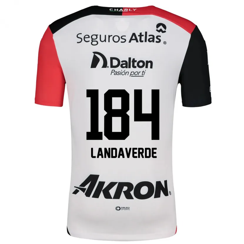 Danxen Kid Antero Landaverde #184 White Red Black Away Jersey 2024/25 T-Shirt