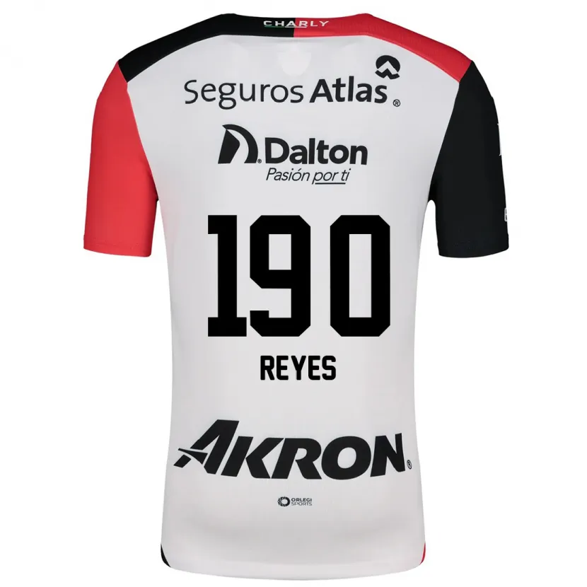 Danxen Kid Óscar Reyes #190 White Red Black Away Jersey 2024/25 T-Shirt