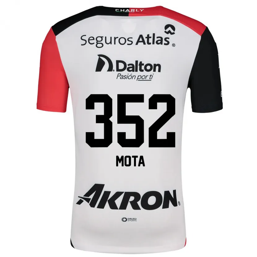 Danxen Kid Noé Mota #352 White Red Black Away Jersey 2024/25 T-Shirt