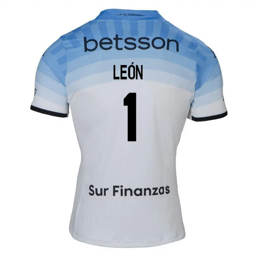 Danxen Kid Roberto León #1 White Blue Black Away Jersey 2024/25 T-Shirt