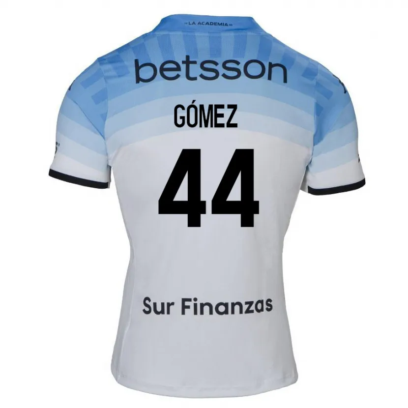 Danxen Kid Francisco Gómez #44 White Blue Black Away Jersey 2024/25 T-Shirt