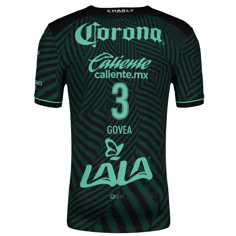 Danxen Kid Ismael Govea #3 Black Green Away Jersey 2024/25 T-Shirt