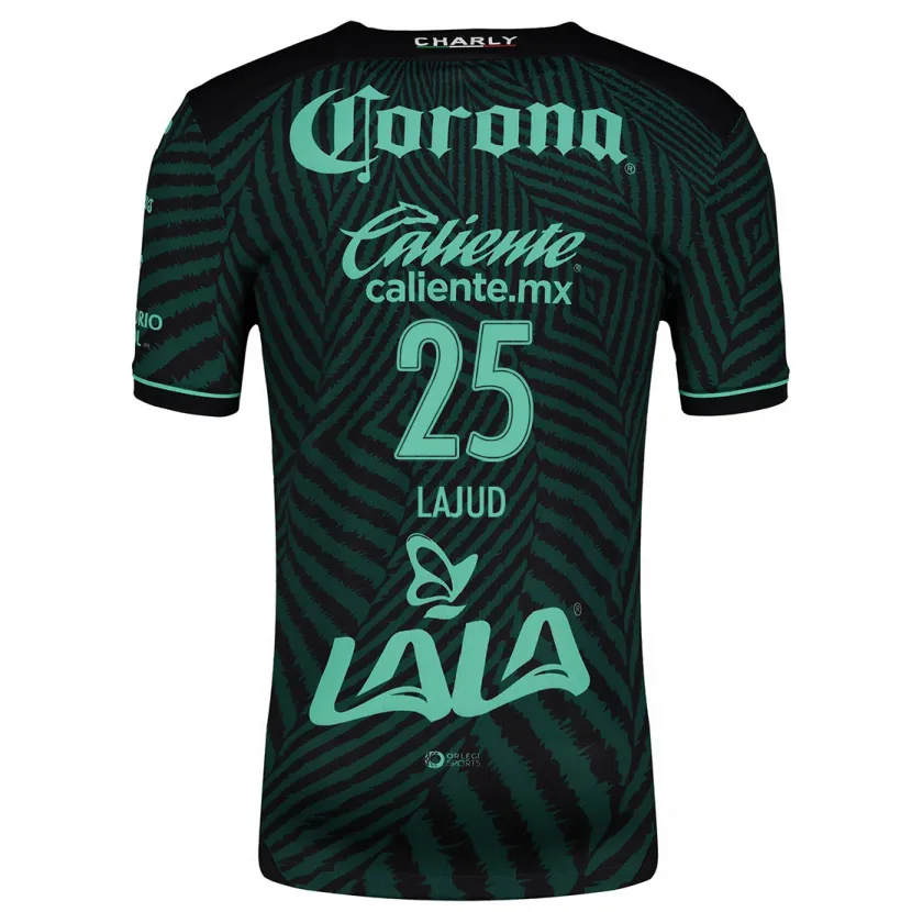 Danxen Kid Gibrán Lajud #25 Black Green Away Jersey 2024/25 T-Shirt