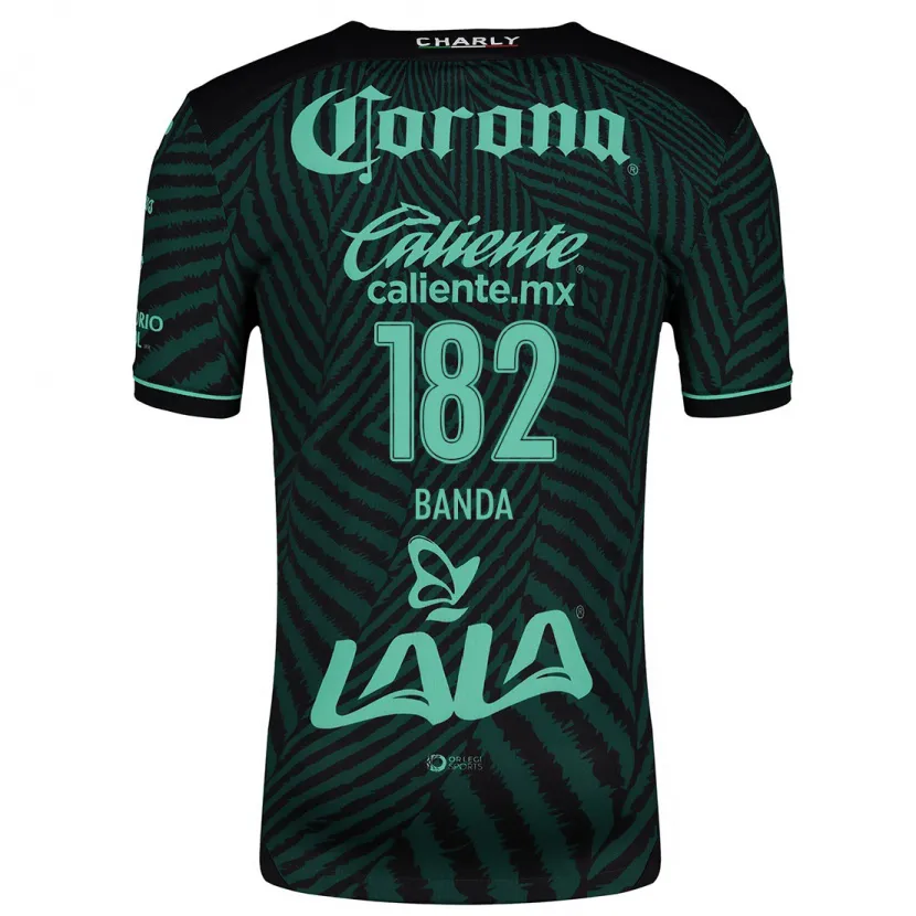 Danxen Kid Iker Banda #182 Black Green Away Jersey 2024/25 T-Shirt