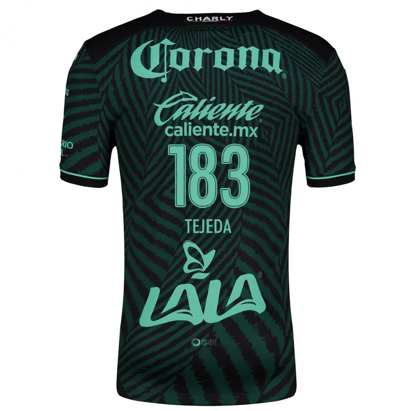 Danxen Kid Juan Tejeda #183 Black Green Away Jersey 2024/25 T-Shirt