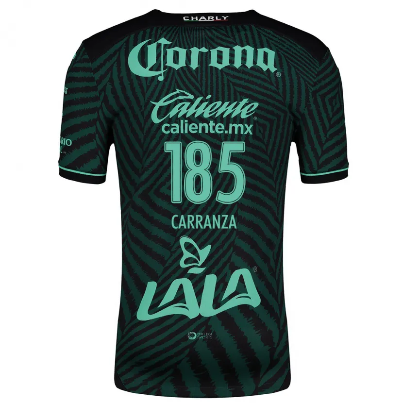 Danxen Kid Héctor Carranza #185 Black Green Away Jersey 2024/25 T-Shirt