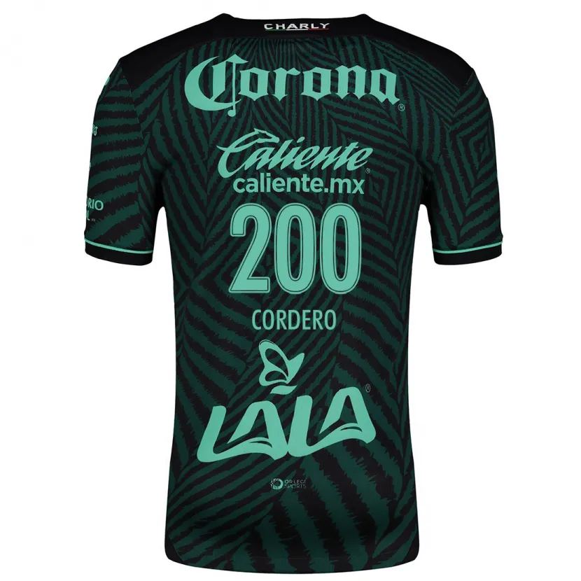 Danxen Kid Mario Cordero #200 Black Green Away Jersey 2024/25 T-Shirt