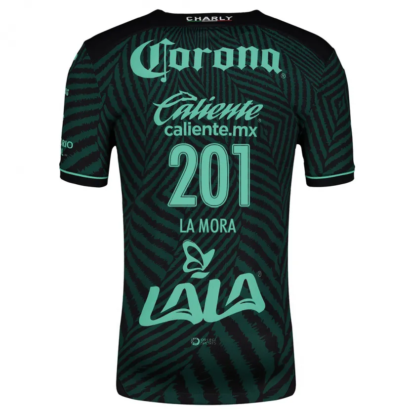 Danxen Kid Luis De La Mora #201 Black Green Away Jersey 2024/25 T-Shirt