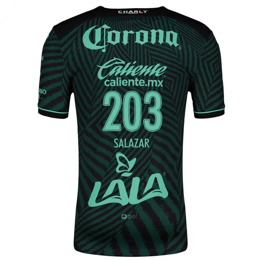 Danxen Kid Roberto Salazar #203 Black Green Away Jersey 2024/25 T-Shirt