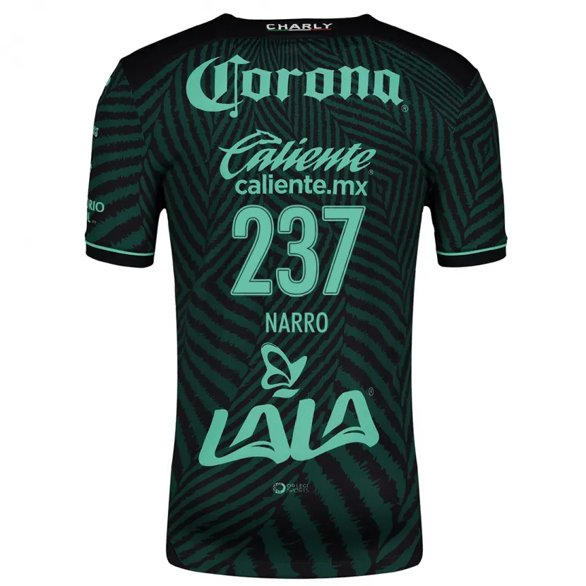 Danxen Kid Ernesto Narro #237 Black Green Away Jersey 2024/25 T-Shirt