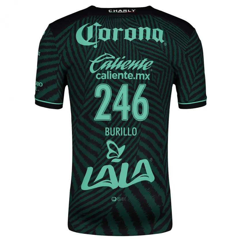 Danxen Kid Juan Burillo #246 Black Green Away Jersey 2024/25 T-Shirt