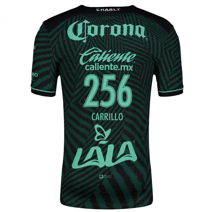 Danxen Kid Stéphano Carrillo #256 Black Green Away Jersey 2024/25 T-Shirt