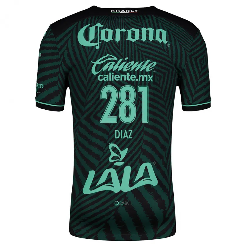 Danxen Kid Didier Díaz #281 Black Green Away Jersey 2024/25 T-Shirt