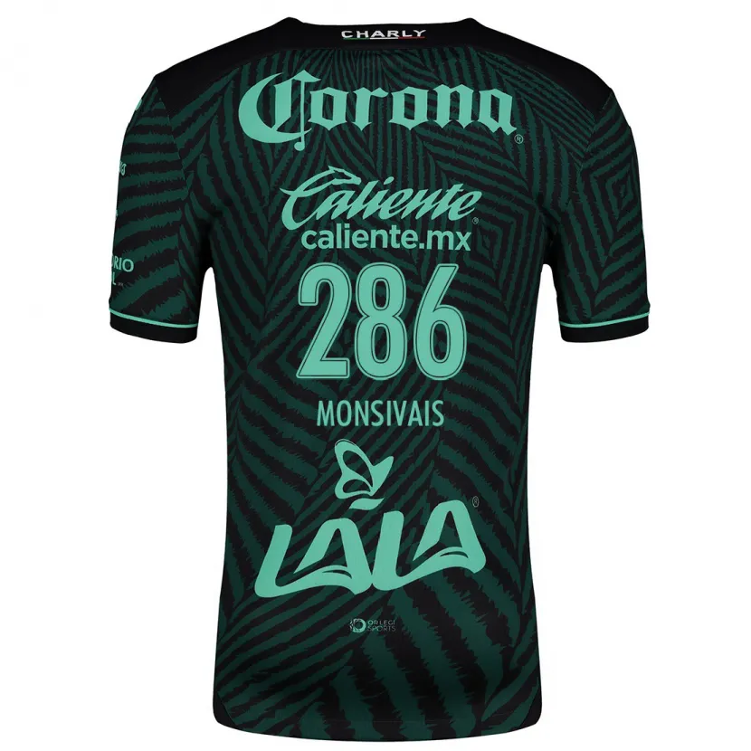 Danxen Kid Giovani Monsivais #286 Black Green Away Jersey 2024/25 T-Shirt