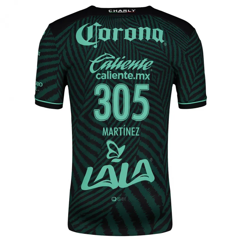 Danxen Kid Cristian Martínez #305 Black Green Away Jersey 2024/25 T-Shirt