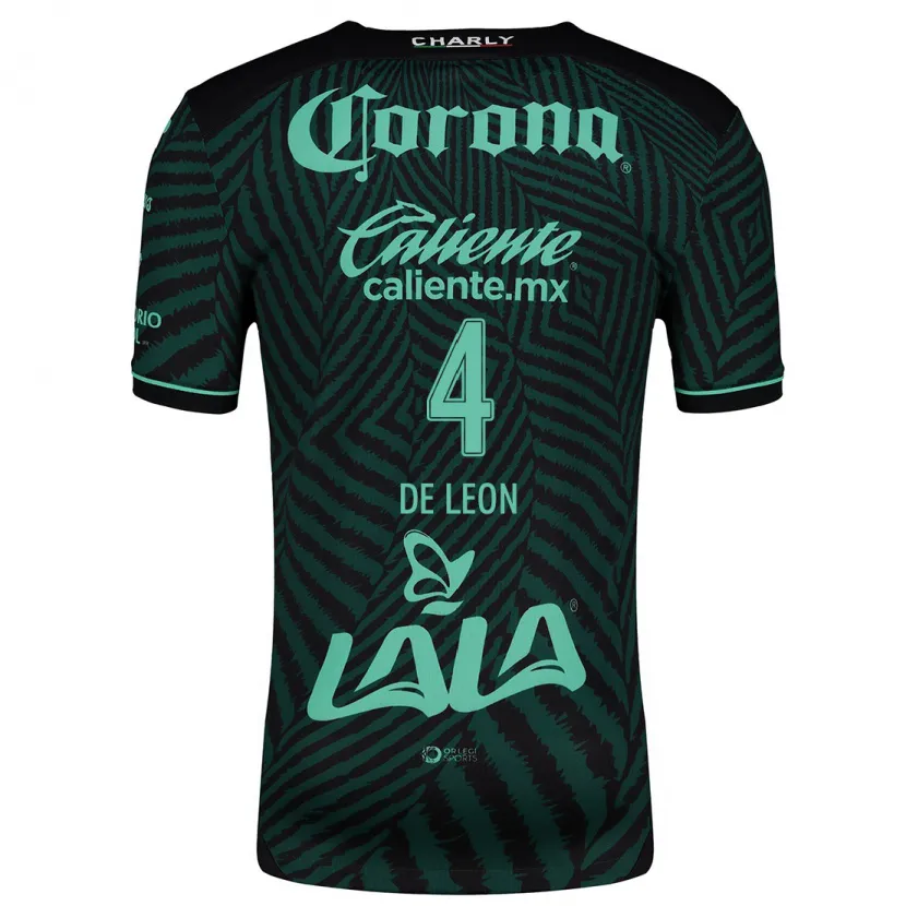 Danxen Kid Lourdes De León #4 Black Green Away Jersey 2024/25 T-Shirt