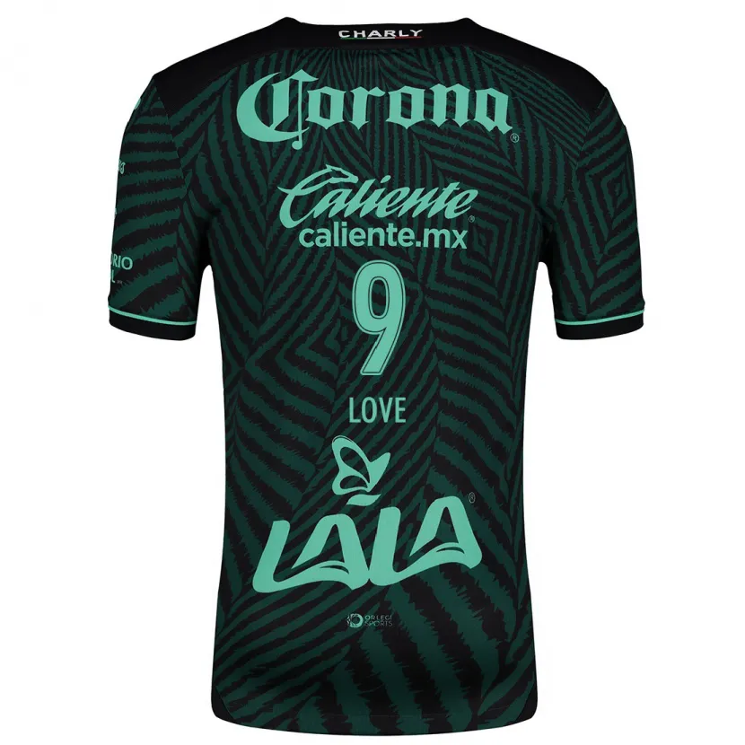 Danxen Kid Juelle Love #9 Black Green Away Jersey 2024/25 T-Shirt