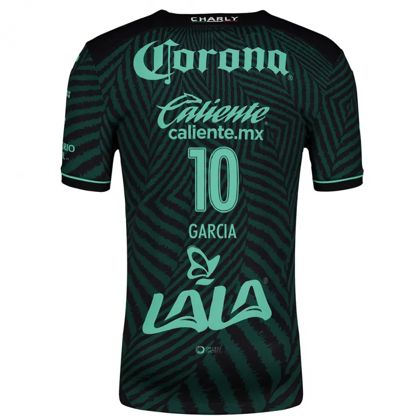 Danxen Kid Daniela García #10 Black Green Away Jersey 2024/25 T-Shirt