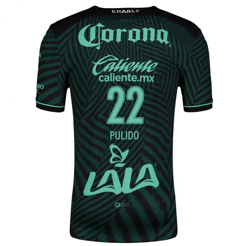 Danxen Kid Sheila Pulido #22 Black Green Away Jersey 2024/25 T-Shirt