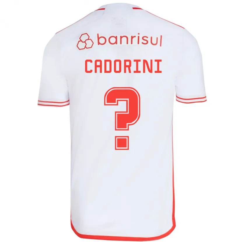 Danxen Kid Matheus Cadorini #0 White Red Away Jersey 2024/25 T-Shirt